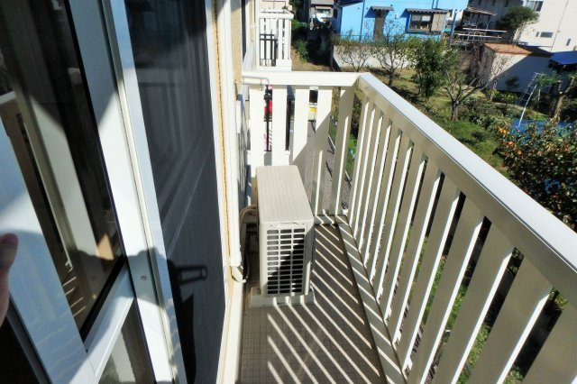 ヴィラ中島Ⅱのバルコニー