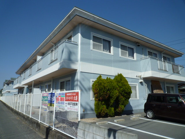 倉敷市大島のアパートの外観