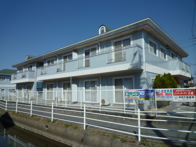 倉敷市大島のアパートの外観