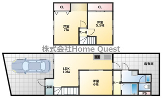 【間取り】 | 国道長屋