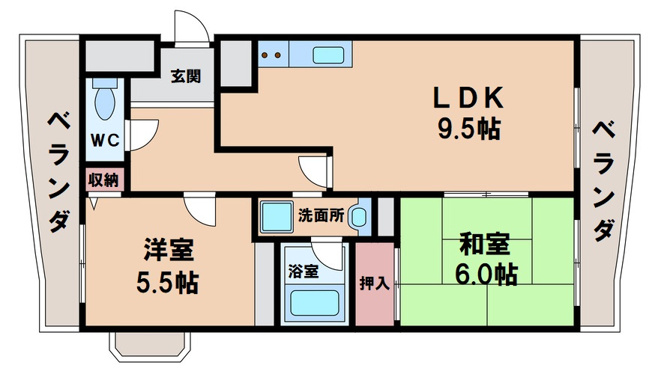 【間取り】 | エクシード山坂