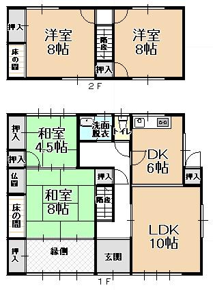 ３６０６３　本巣市上真桑中古戸建て