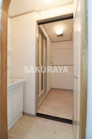 ラフェスタ足利本城の洗面所|現況と異なる場合がございます。