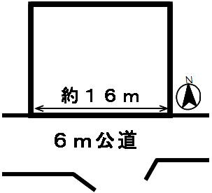 ４４６６１ 　瑞穂市牛牧土地の区画図