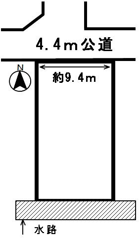 ４４７９８ 　岐阜市茶屋新田土地の区画図