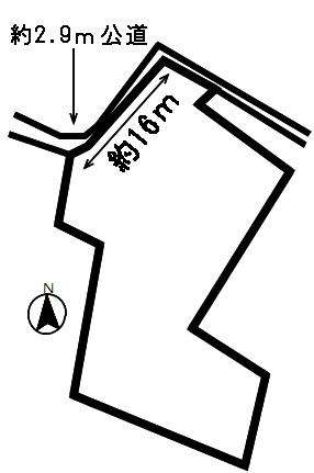 ４８７８５　各務原市成清町土地の区画図