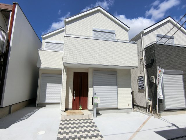 神戸市西区持子1丁目新築戸建1号地の前面道路含む現地写真