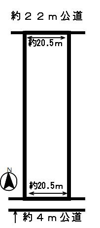 ５０３５４　本巣市宗慶土地の区画図