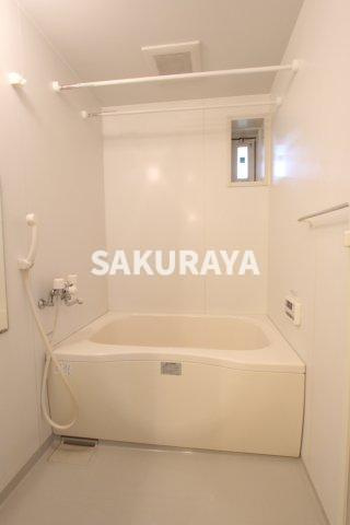 プレステージＢ棟の浴室|現況と異なる場合がございます。