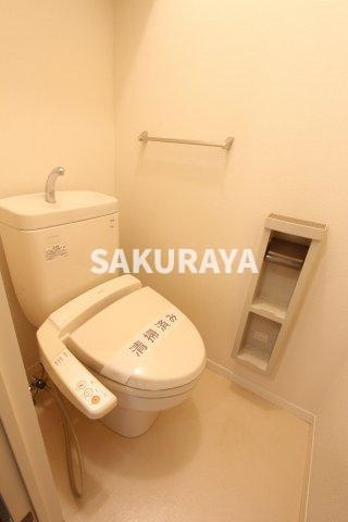 プレステージＢ棟のトイレ|現況と異なる場合がございます。