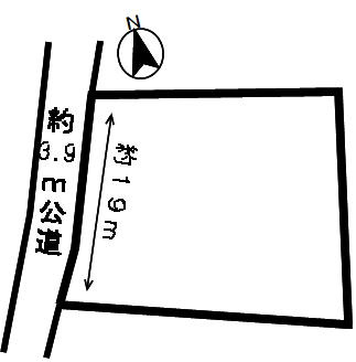 ５２３２９　本巣市上真桑土地の区画図