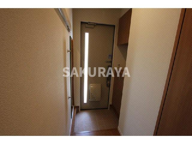 グリーンハーブの玄関|現況と異なる場合がございます。