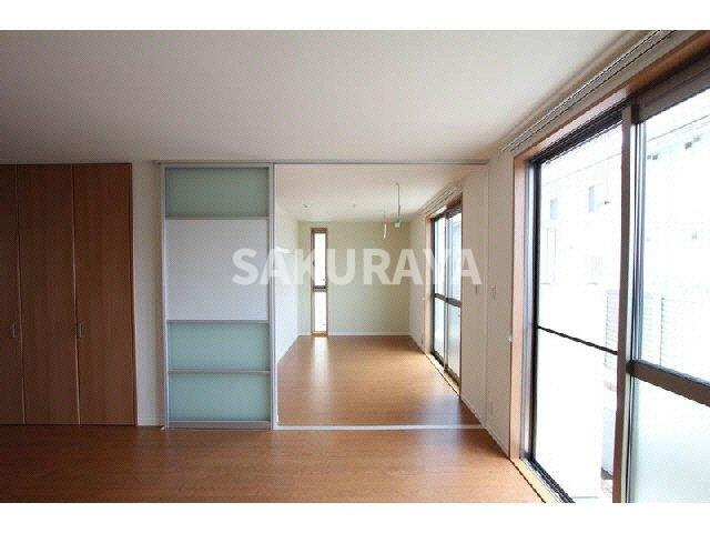 グリーンハーブの居間・リビング|現況と異なる場合がございます。