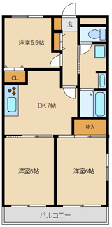 【間取り】 | サンビュー宮前平 | 間取り図
