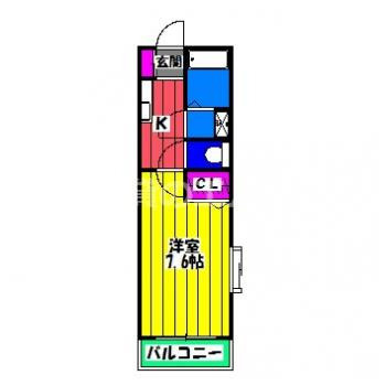 【間取り】 | コンフォール井尻 | コンフォール井尻の間取り