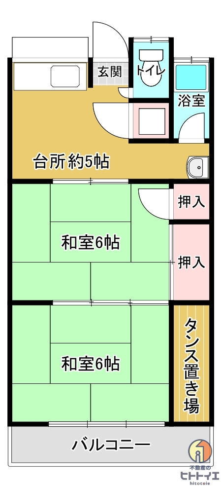 松和荘の間取り