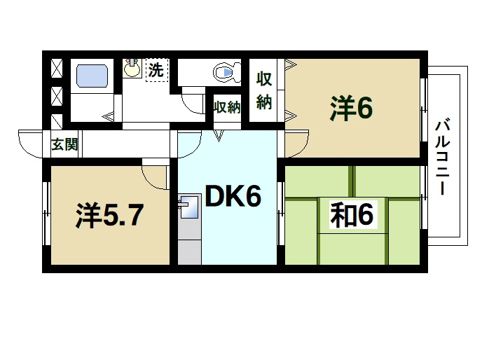パセオ．メルベーユＢの間取り|家族と快適な生活を満喫できます