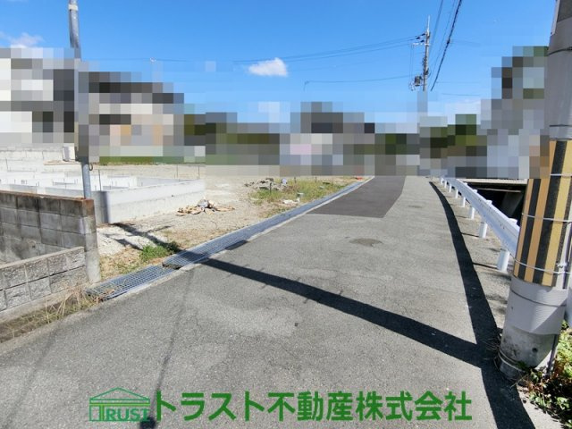 明石市松江１９-１期　1号棟の前面道路含む現地写真