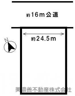 ４１９５２　羽島市正木町森土地の区画図