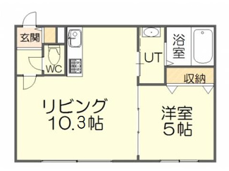 【間取り】 | フレンテ宮の沢 | 明るい陽射しが射し込むリビング