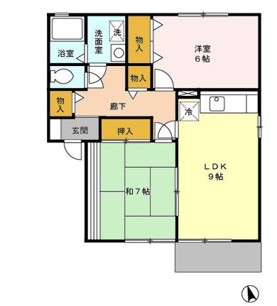 プレミール B棟の間取り