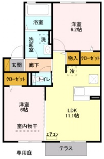 グリーンコートLHの間取り