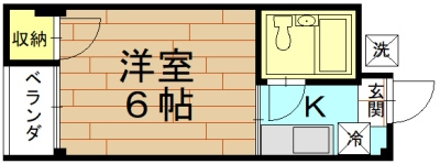 御池ハイツの間取り