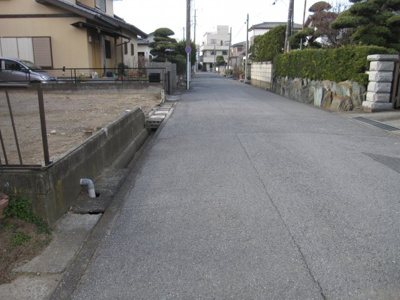 【前面道路含む現地写真】 | 木更津２丁目売地