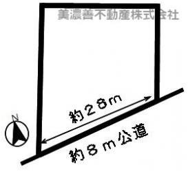 ５１１１３　羽島郡笠松町門間土地の区画図