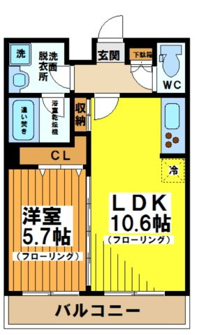 【間取り】 | ルタンキャルム