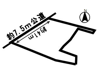 ５３２３７　羽島市正木町須賀赤松土地の区画図