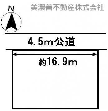 ３０５９８　本巣市七五三土地の区画図