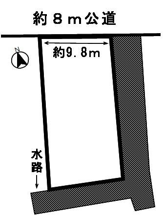 ４８０２０　瑞穂市本田土地　の区画図