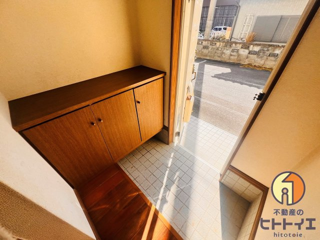 大隈コーポの玄関