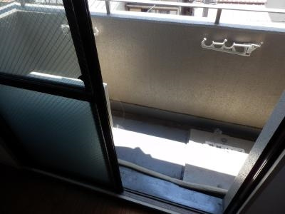 ヤングヴィレッジ嵯峨のバルコニー