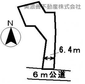 ２５２６５　本巣郡北方町北方土地の区画図