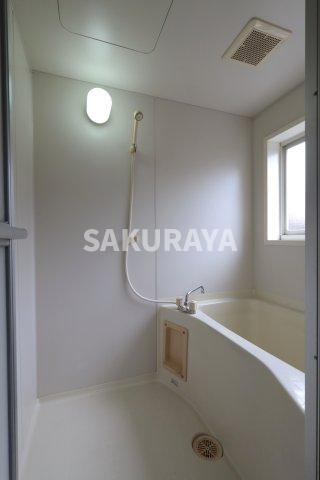 根岸コーポA棟（福居町）の浴室|2025年4月撮影。