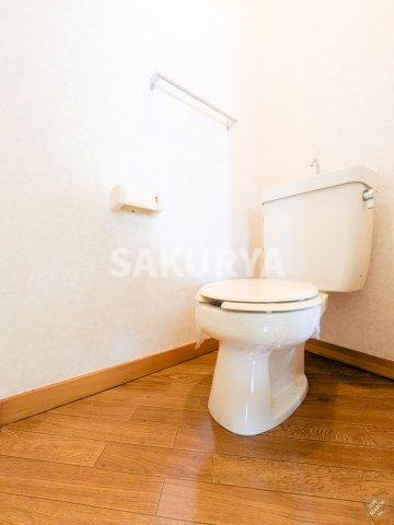 根岸コーポA棟（福居町）のトイレ|2026年8月撮影。