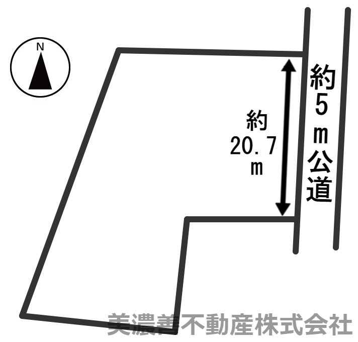 ３０２３７　山県市佐賀土地の区画図