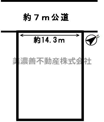 ３７６５７　美濃加茂市加茂野町鷹之巣土地の区画図
