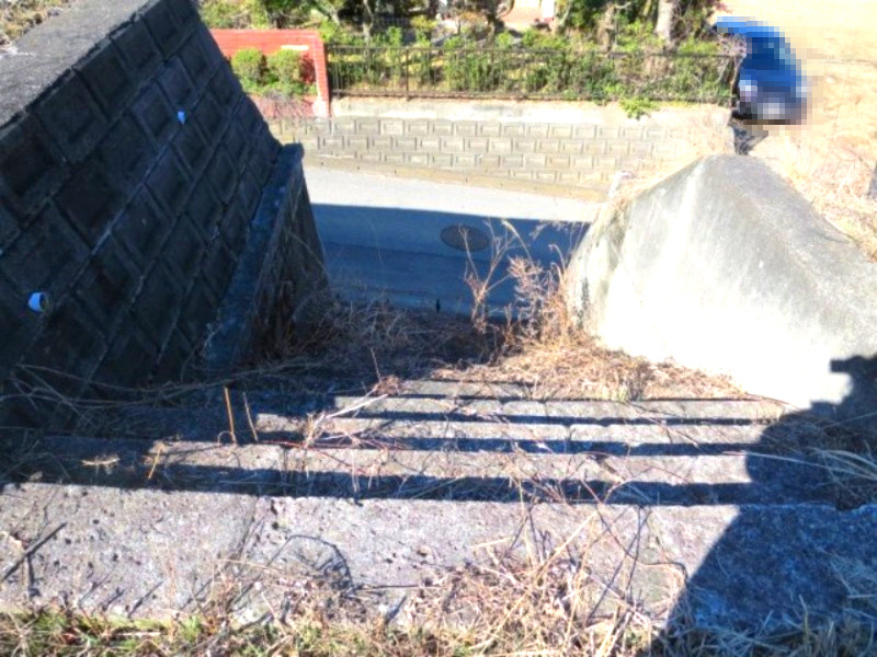 坂田山4丁目（土地）のその他|階段部分　※階段部分は敷地に含みます