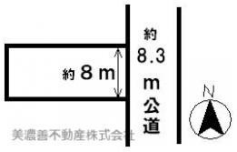 ３９５２９　瑞穂市古橋土地の区画図