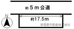 ４０９０６　不破郡垂井町大滝土地の区画図
