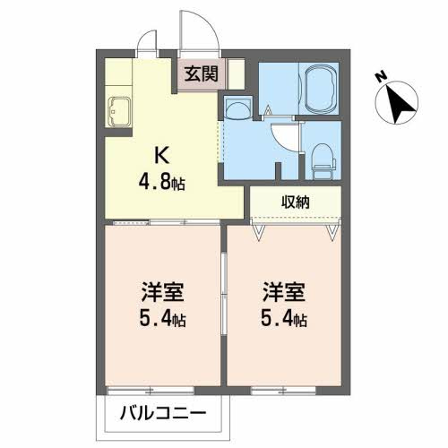 カオリーモ青山Cの間取り