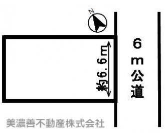 ４５２６９　岐阜市梅河町土地の区画図