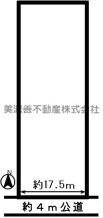 ４７２９０　岐阜市折立土地の区画図