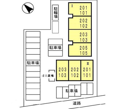 【区画図】 | オリジアスⅡ