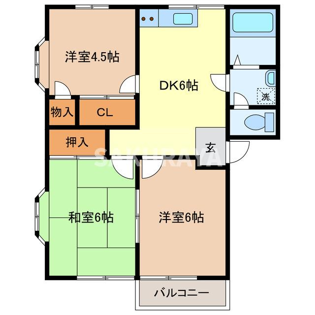 本城壱番館の間取り