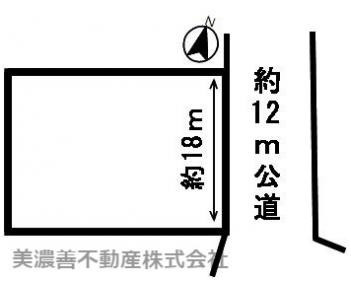 ５２５７５　高山市石浦町土地の区画図