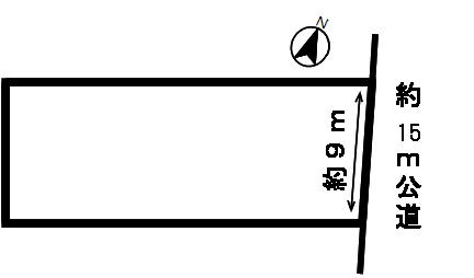 ３０１３３　岐阜市早田大通土地　の区画図